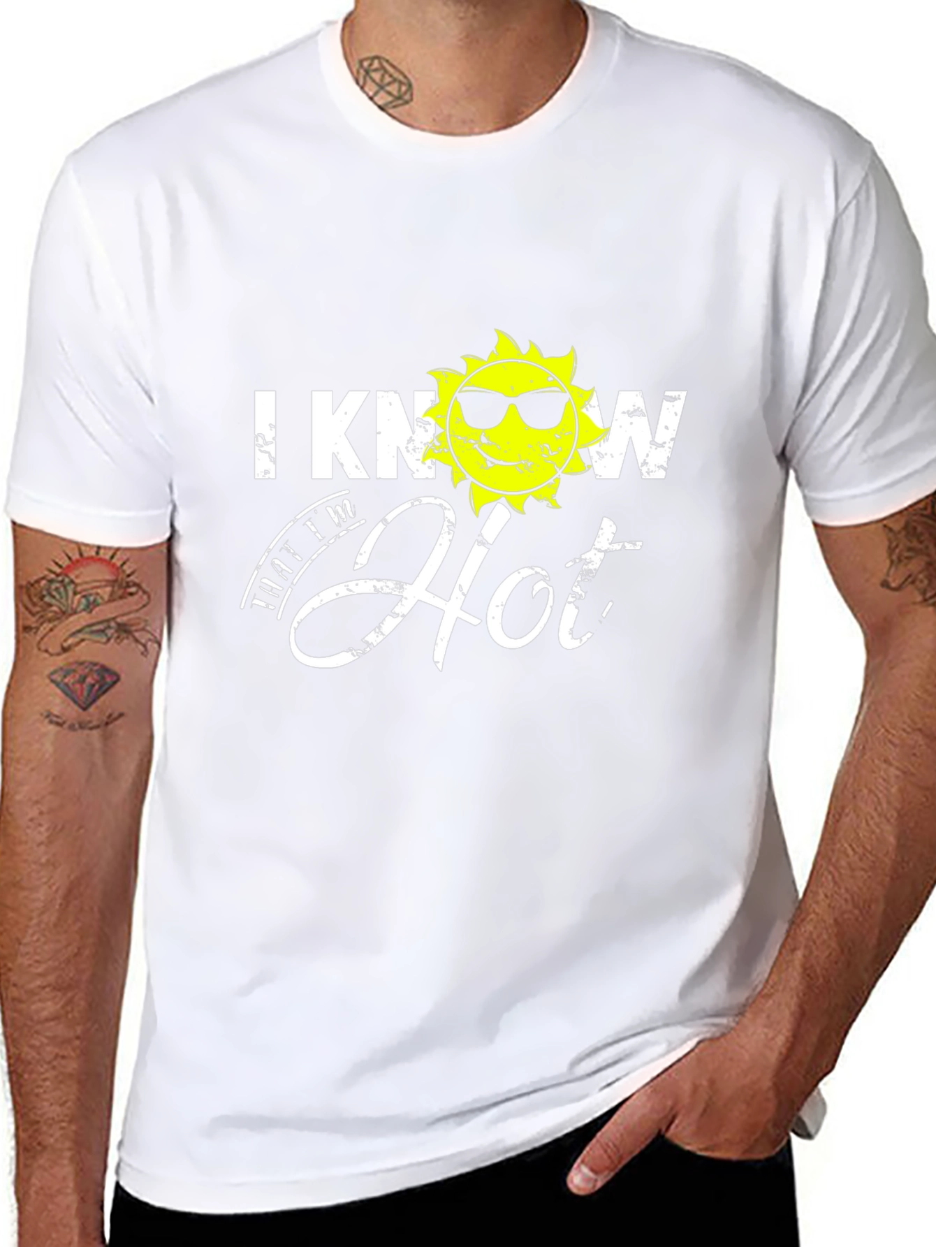 I Know Im Hot Graphic T-Shirt