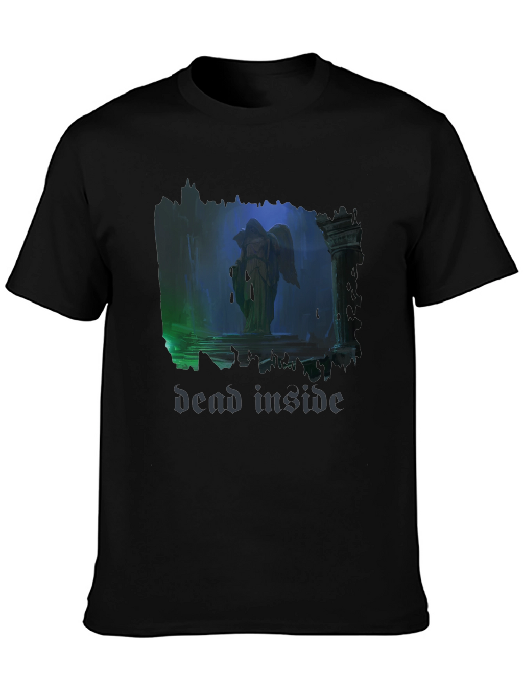 Dead Inside Angel T-Shirt - Gothic Style