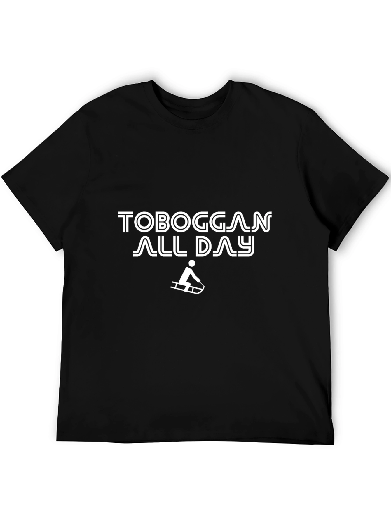 Toboggan All Day Graphic Tee - Black Cotton