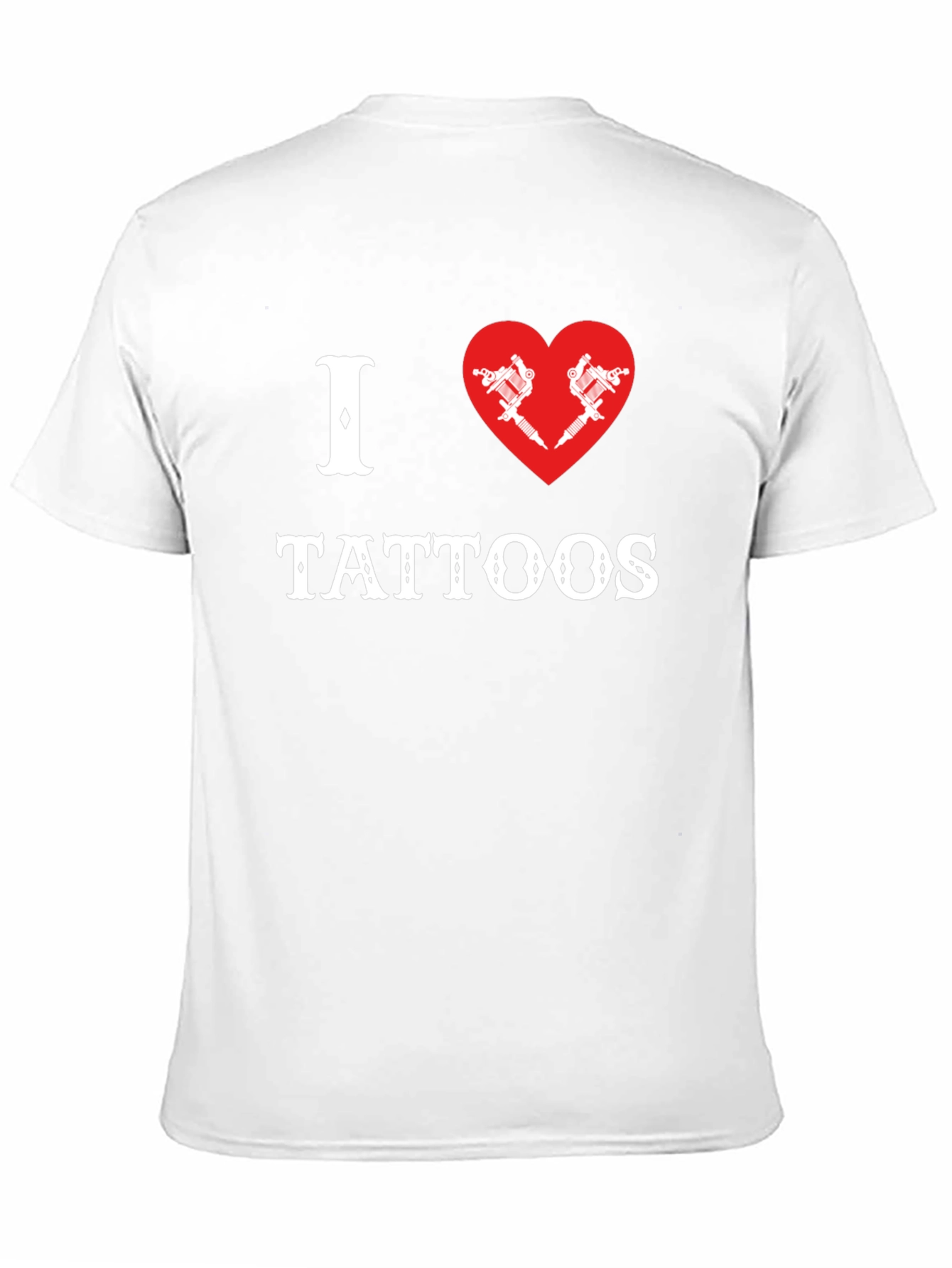 I Heart Tattoos Graphic Tee - Black Cotton