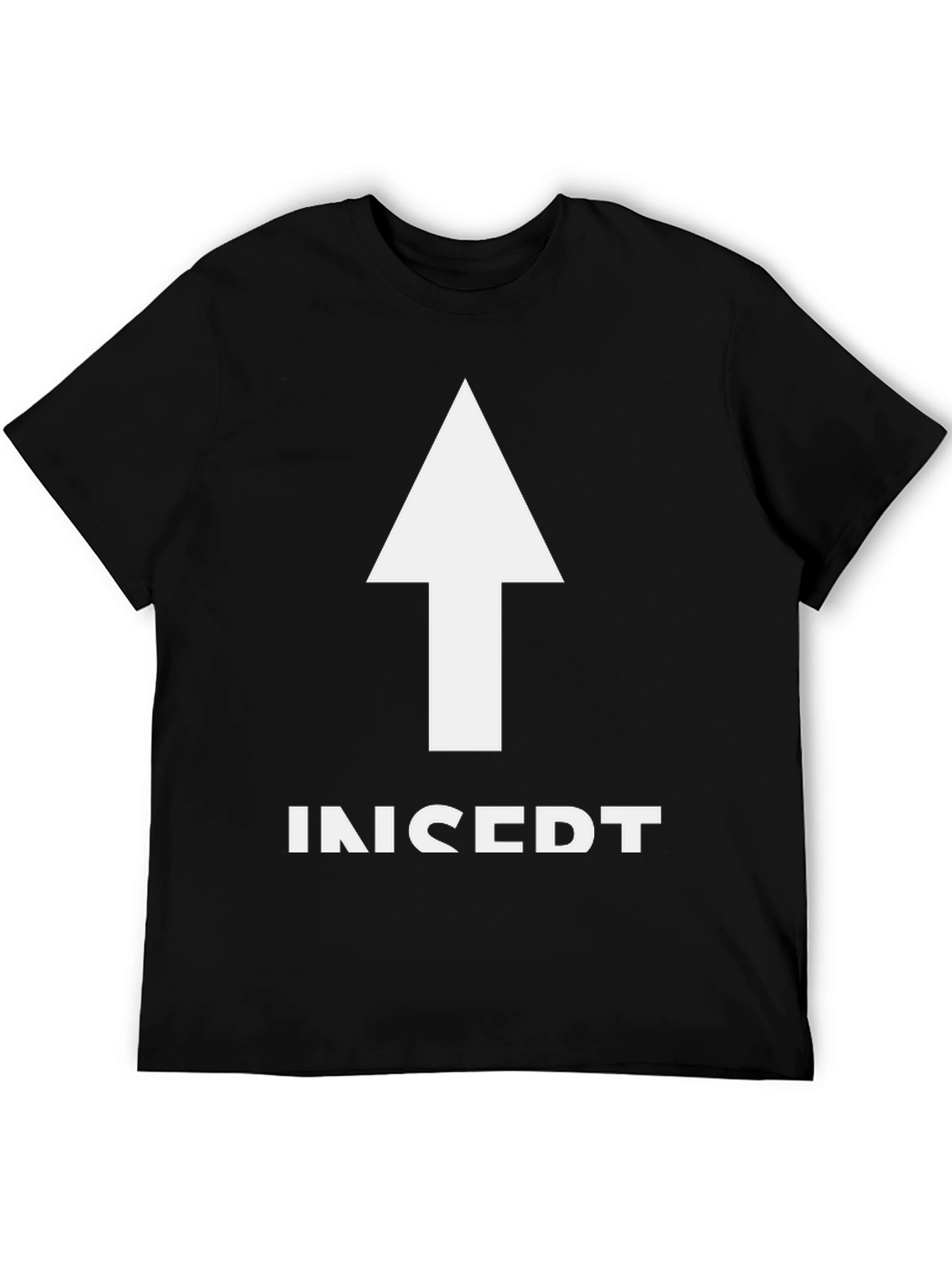 Insert Arrow T-Shirt - Fun Graphic Tee