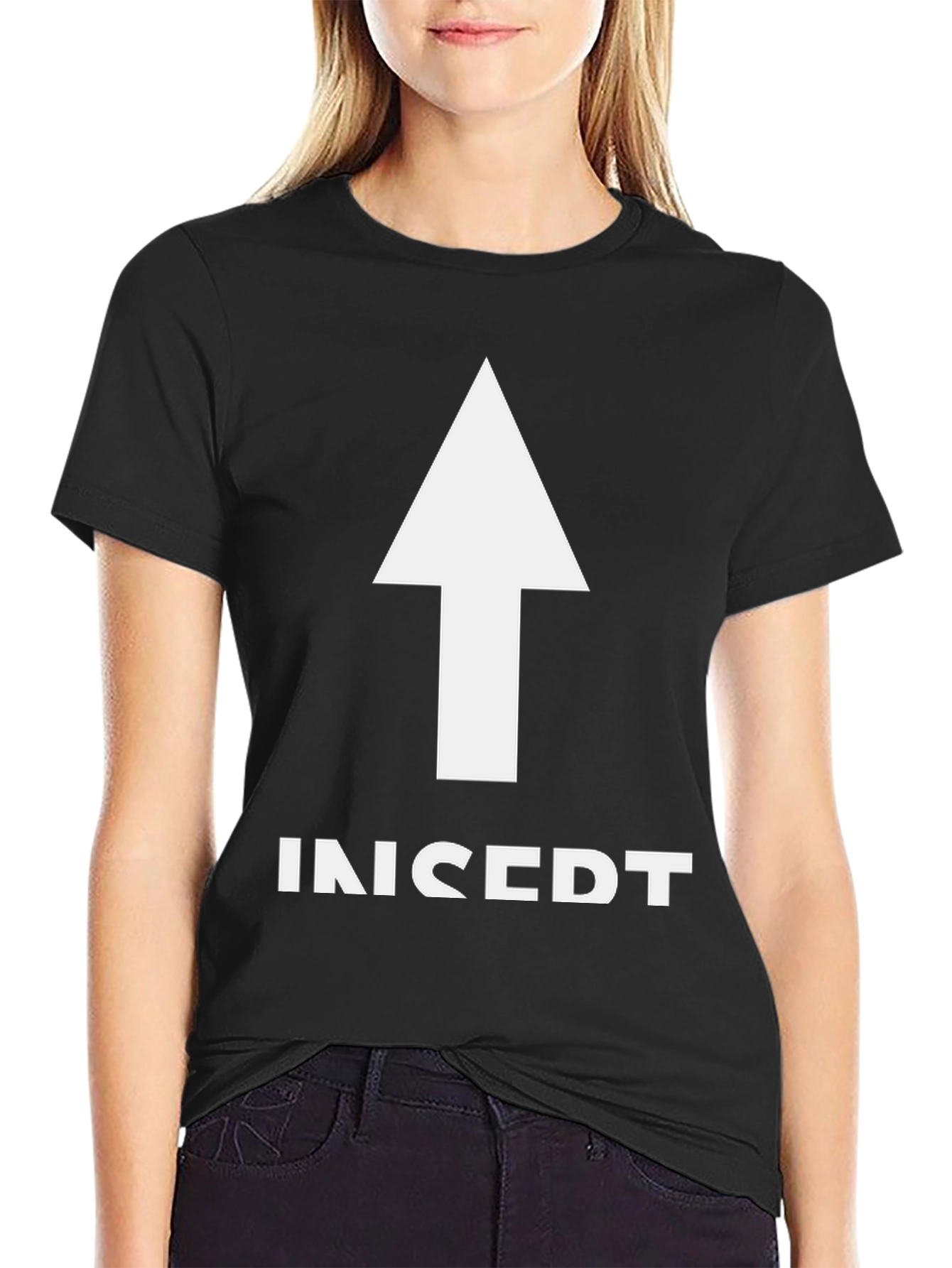Insert Arrow T-Shirt - Fun Graphic Tee