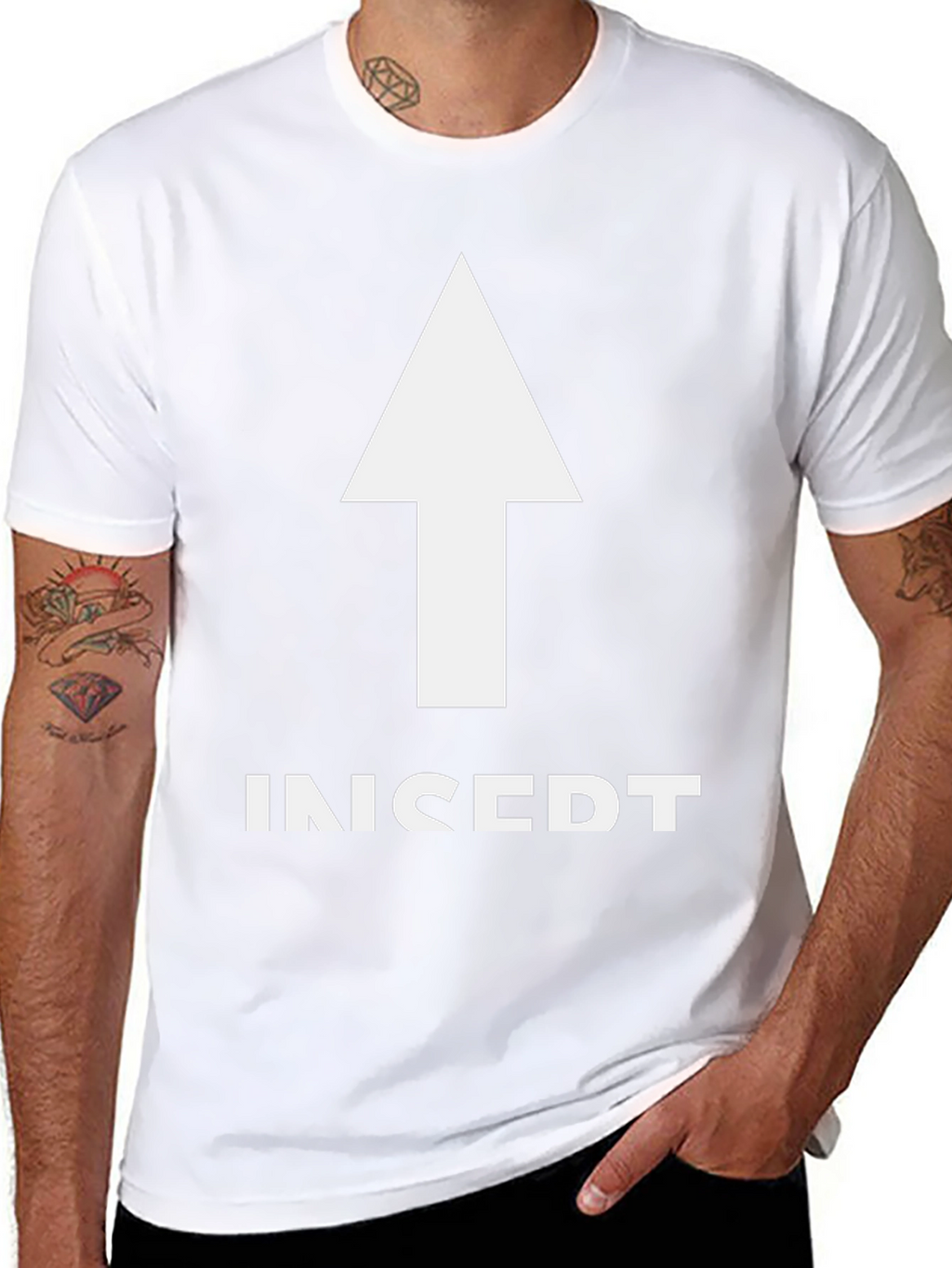 Insert Arrow T-Shirt - Fun Graphic Tee
