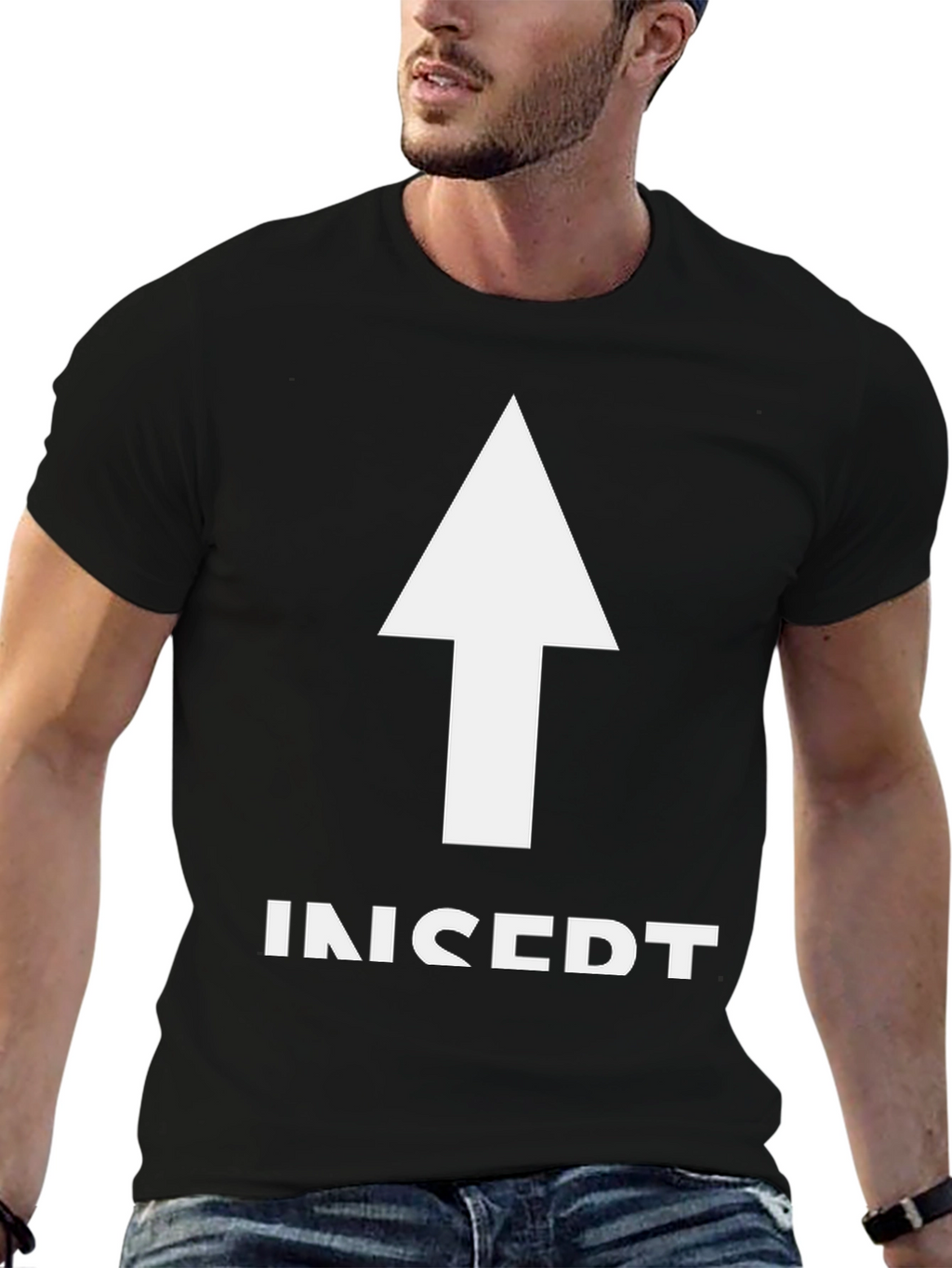 Insert Arrow T-Shirt - Fun Graphic Tee