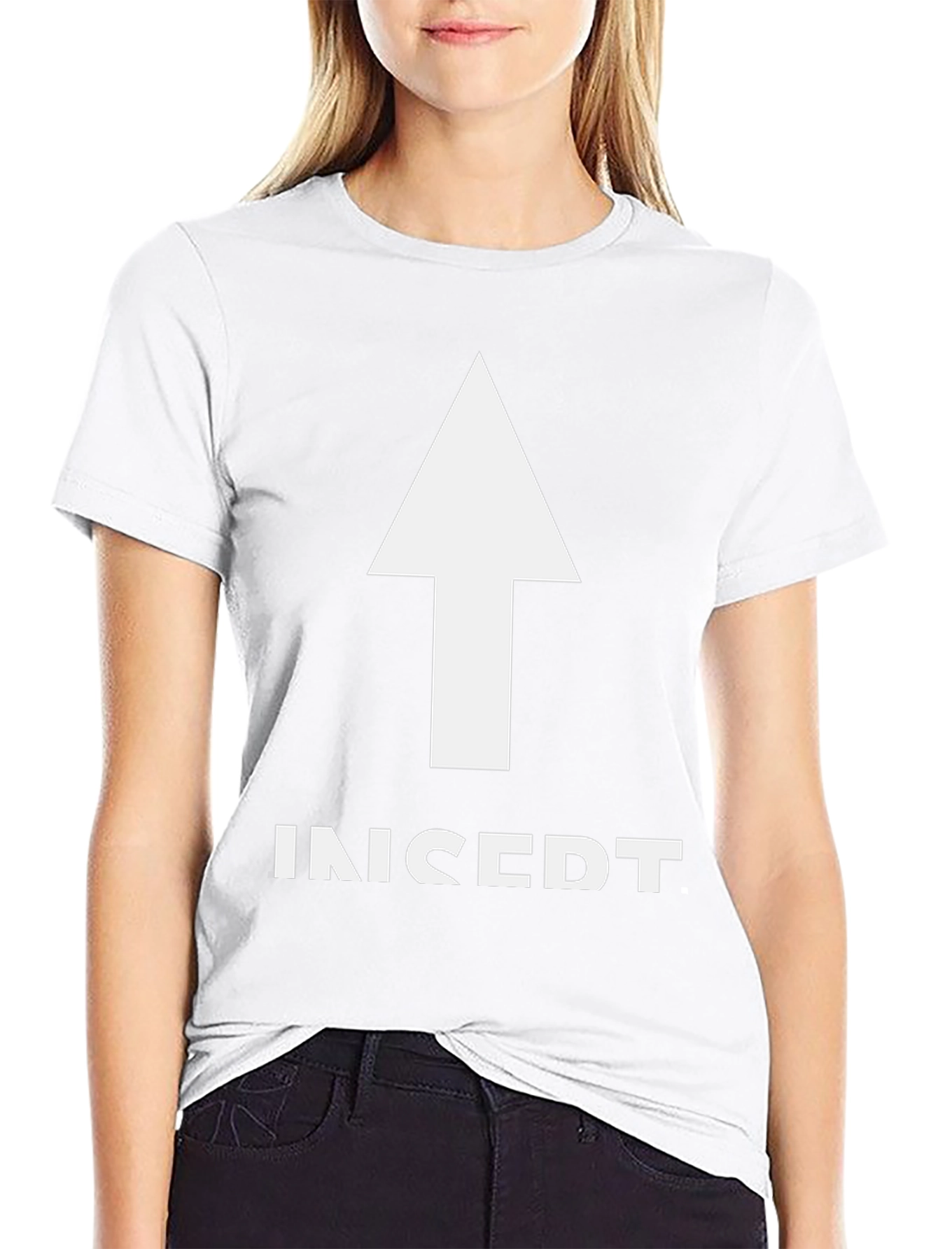 Insert Arrow T-Shirt - Fun Graphic Tee