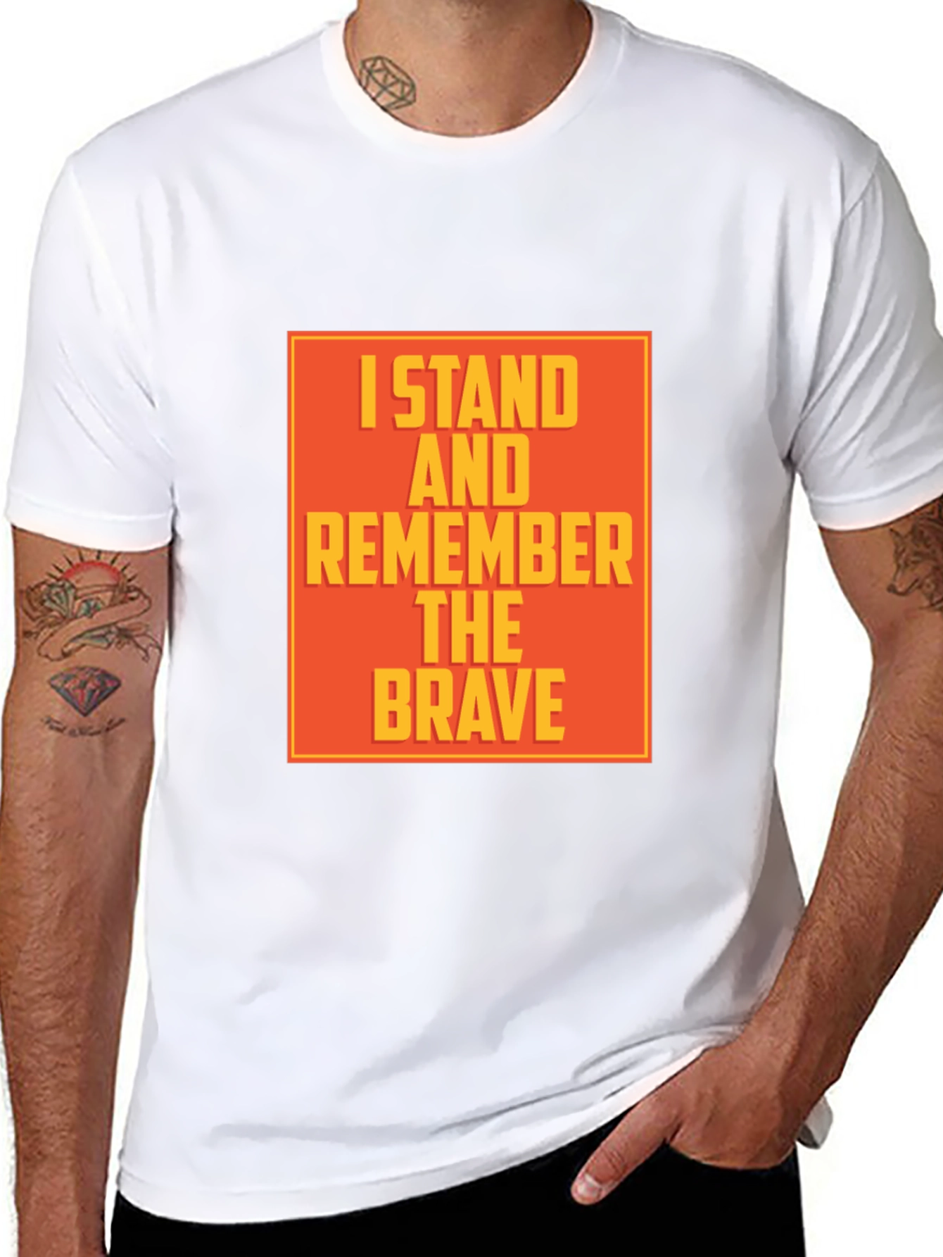 I Stand and Remember the Brave T-Shirt