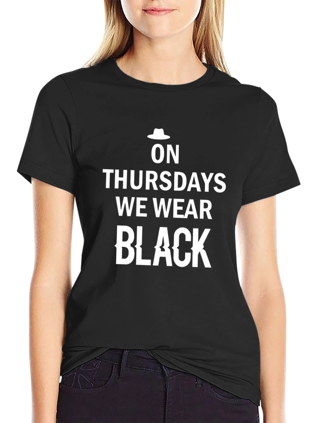 On Thursdays We Wear Black T-Shirt