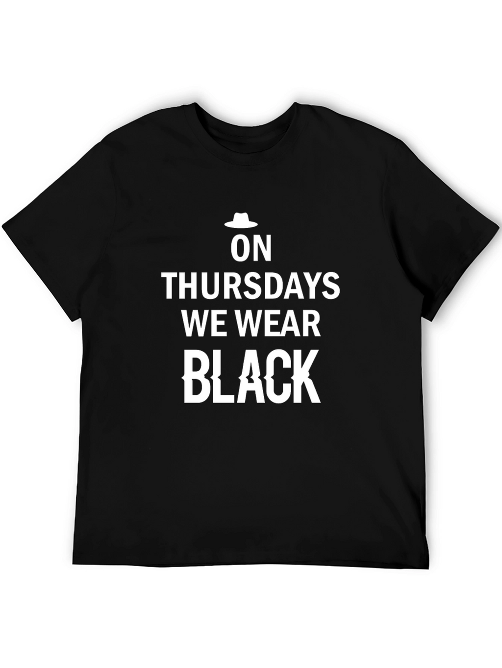 On Thursdays We Wear Black T-Shirt