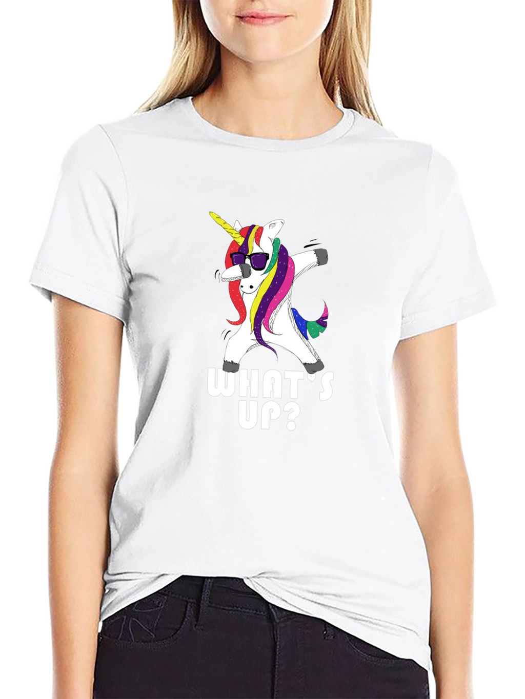 Dabbing Unicorn T-Shirt - Whats Up?