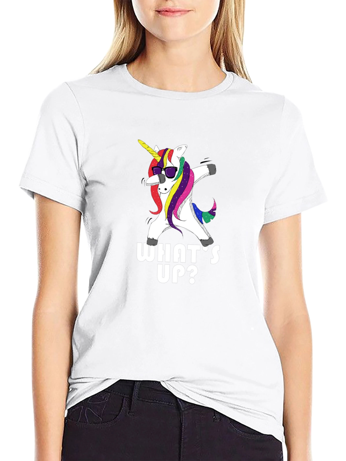 Dabbing Unicorn T-Shirt - Whats Up?