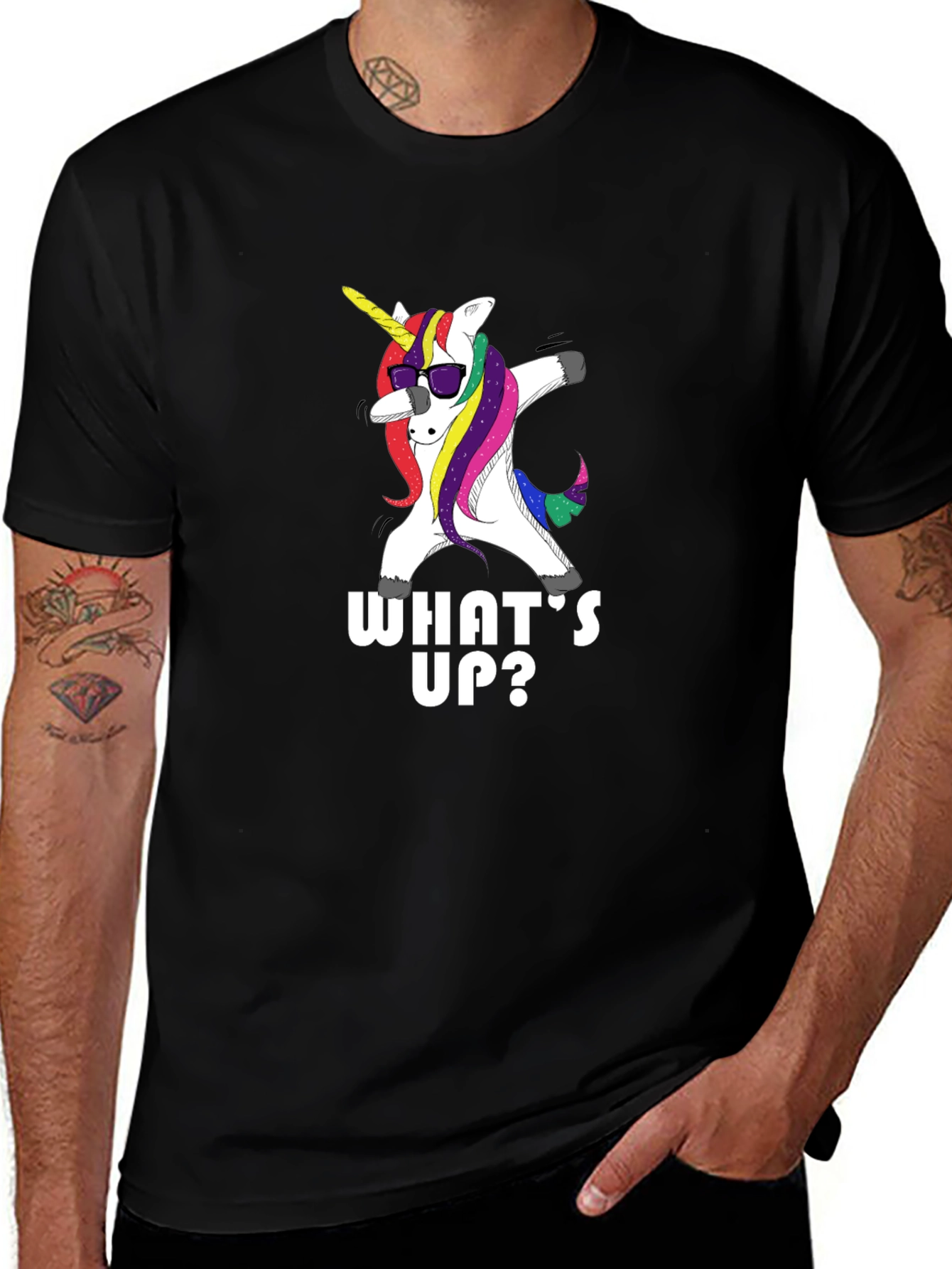 Dabbing Unicorn T-Shirt - Whats Up?