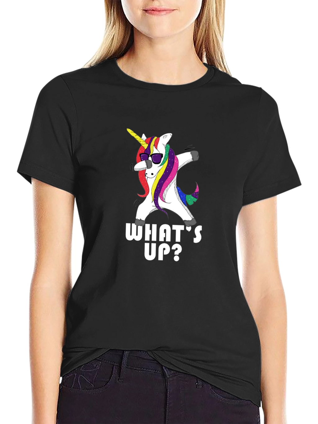 Dabbing Unicorn T-Shirt - Whats Up?