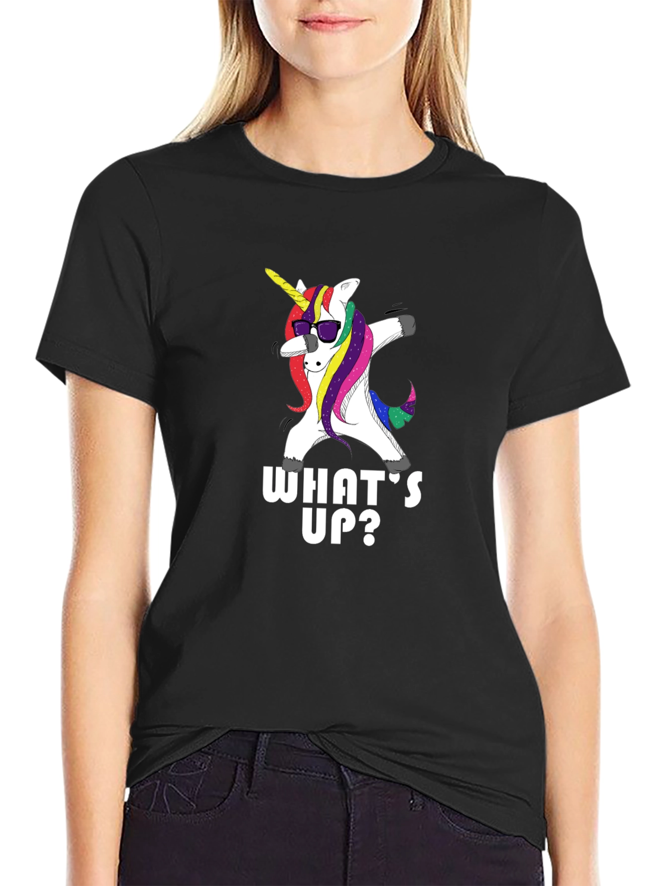 Dabbing Unicorn T-Shirt - Whats Up?