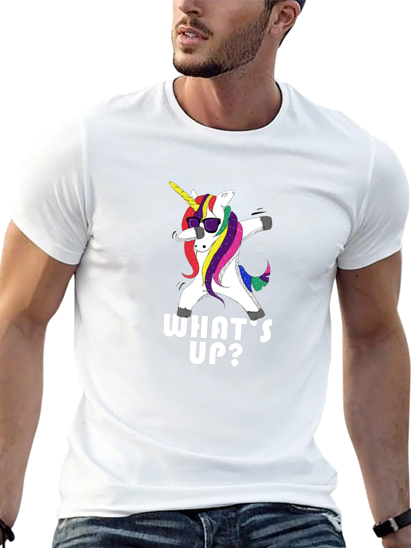 Dabbing Unicorn T-Shirt - Whats Up?