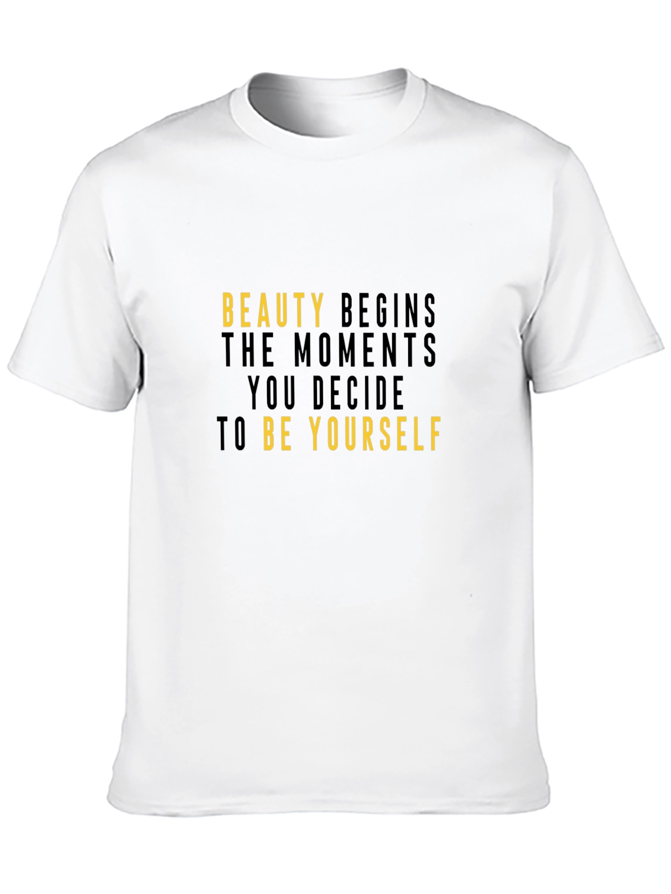 Inspirational Beauty Begins T-Shirt