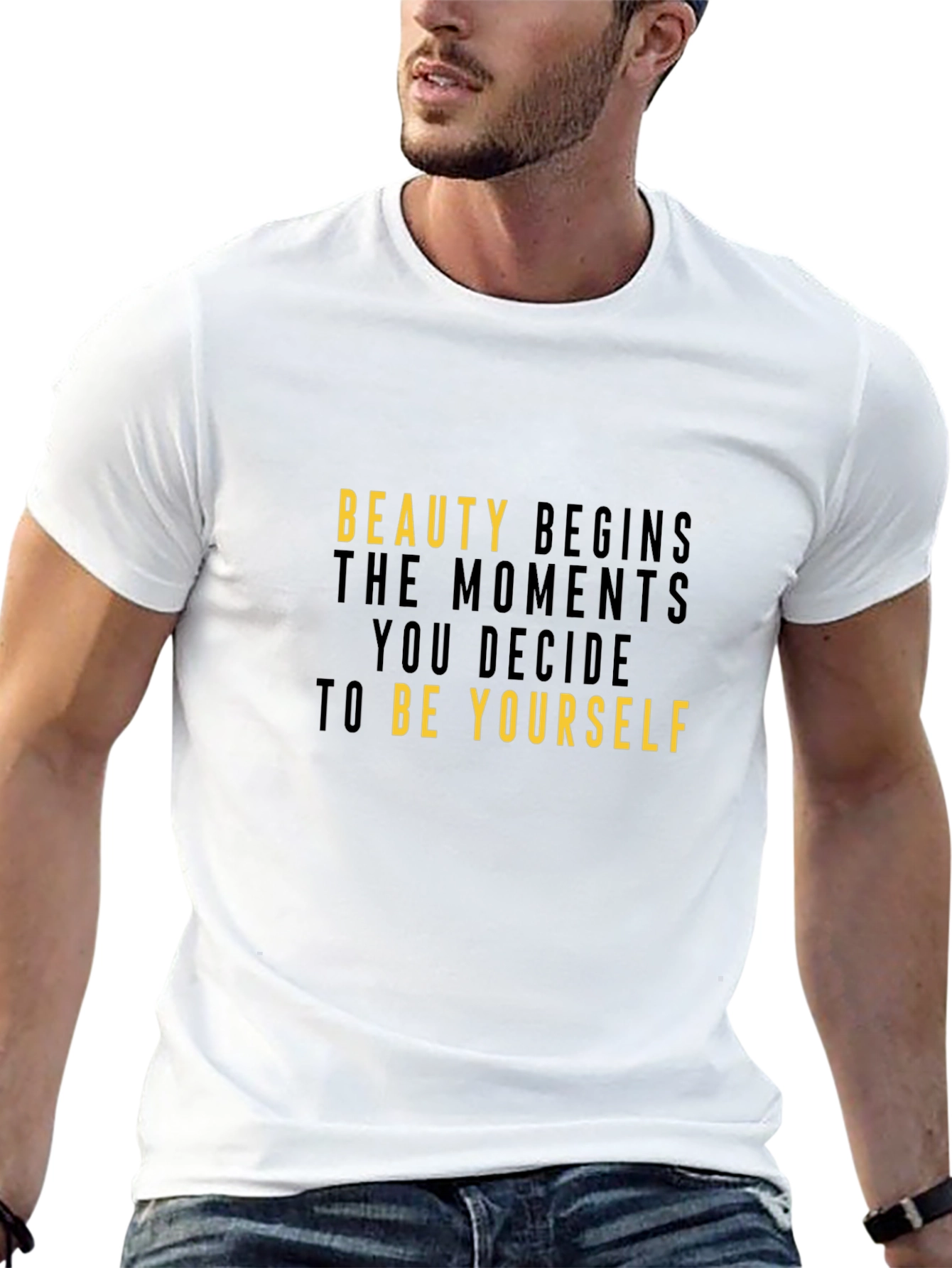 Inspirational Beauty Begins T-Shirt