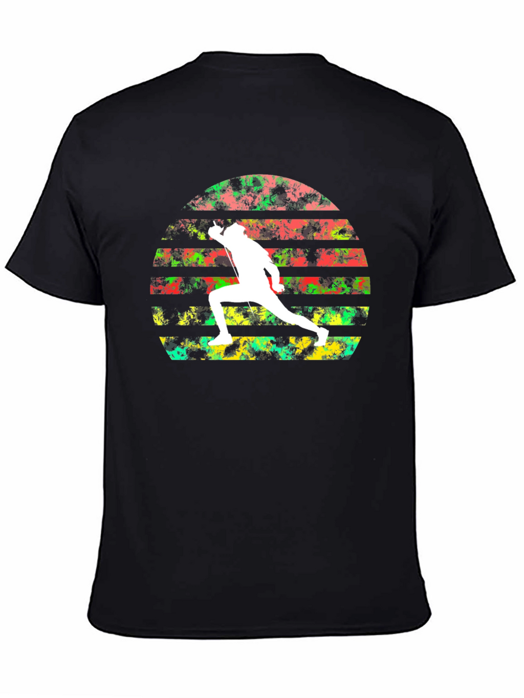 Retro Fencing Sunset T-Shirt