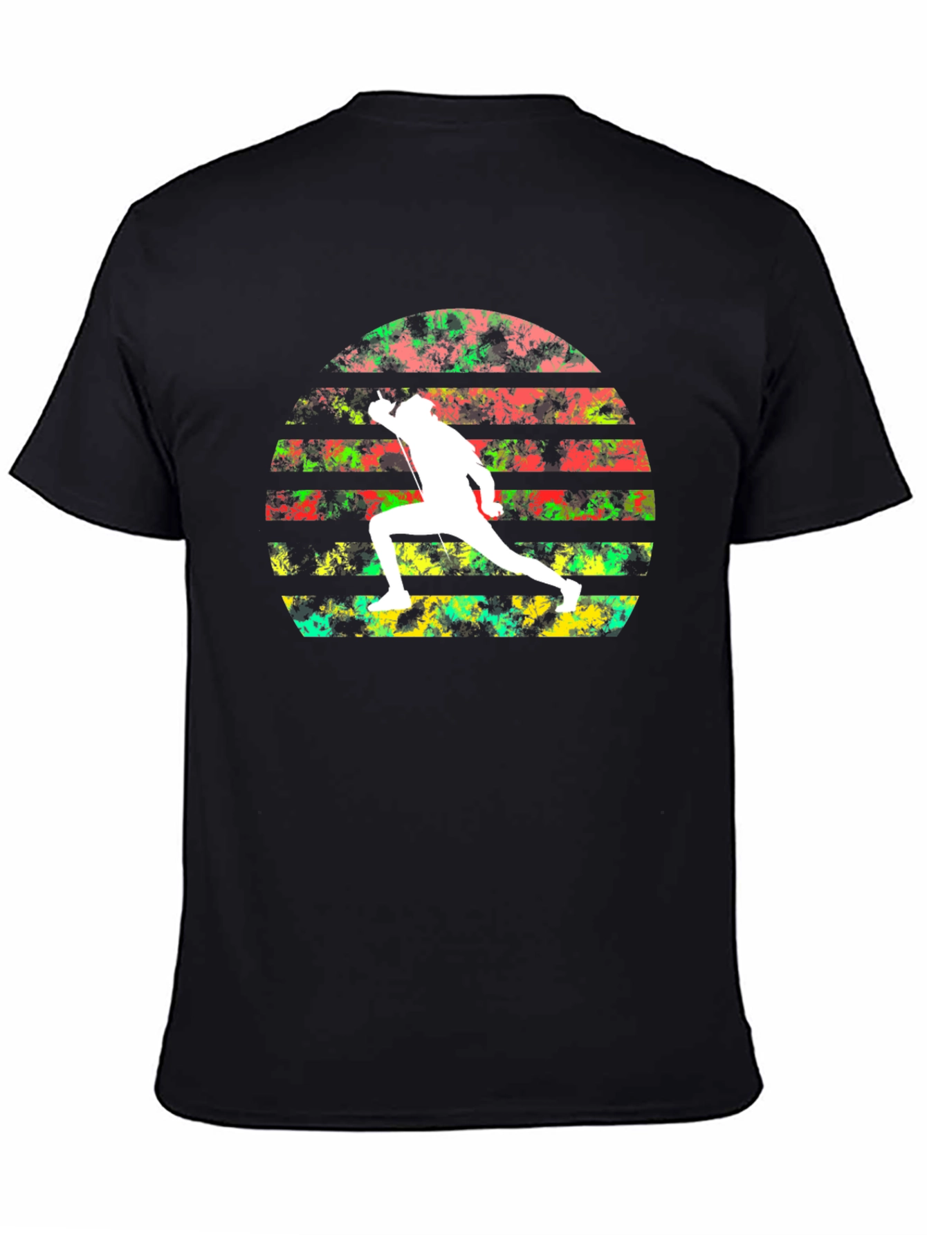 Retro Fencing Sunset T-Shirt
