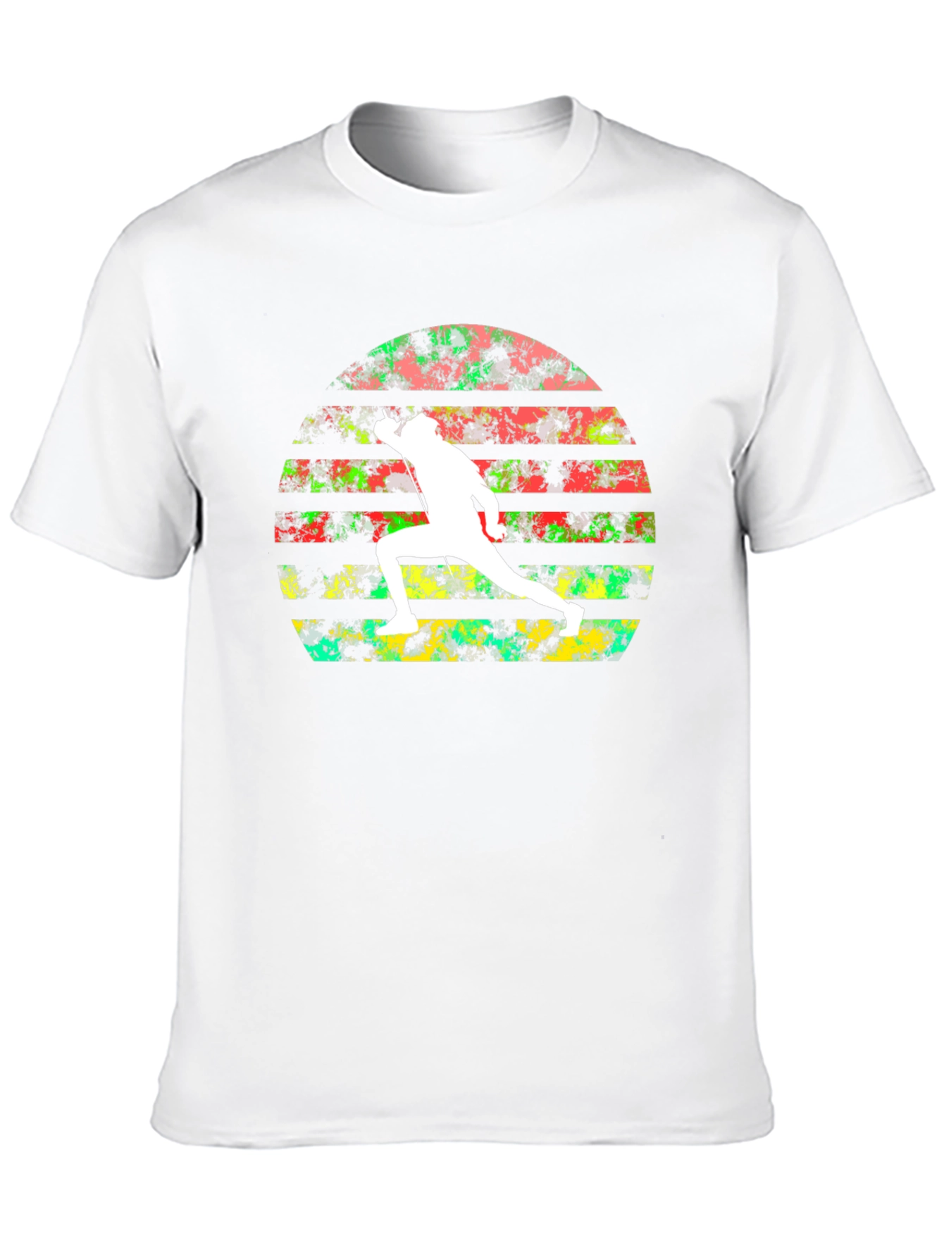 Retro Fencing Sunset T-Shirt