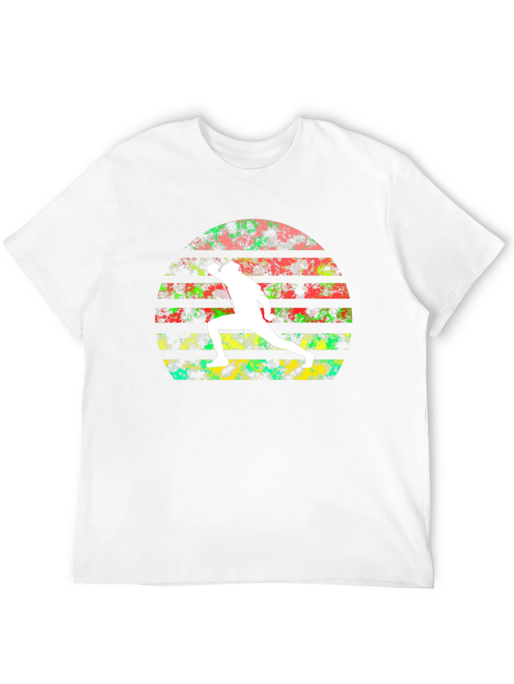 Retro Fencing Sunset T-Shirt