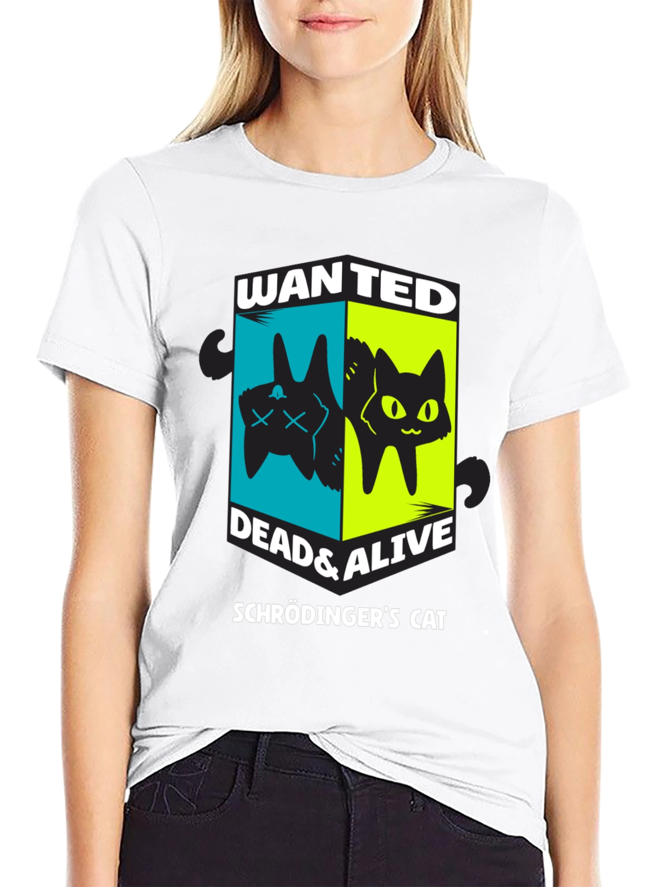 Schrödingers Cat Wanted Dead & Alive T-Shirt