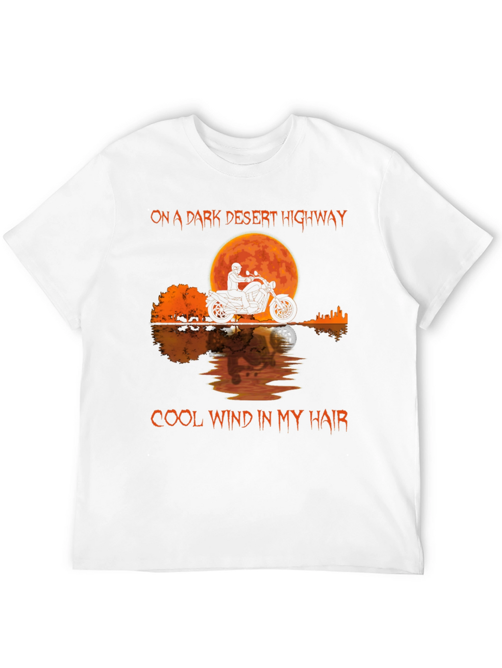 Desert Highway Motorcycle Graphic Tee