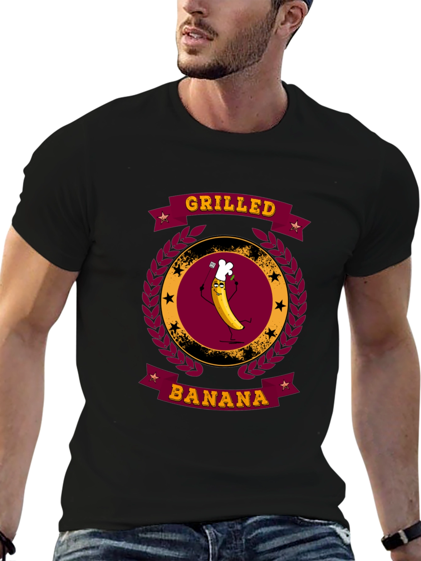 Grilled Banana T-Shirt - Funny Foodie Tee