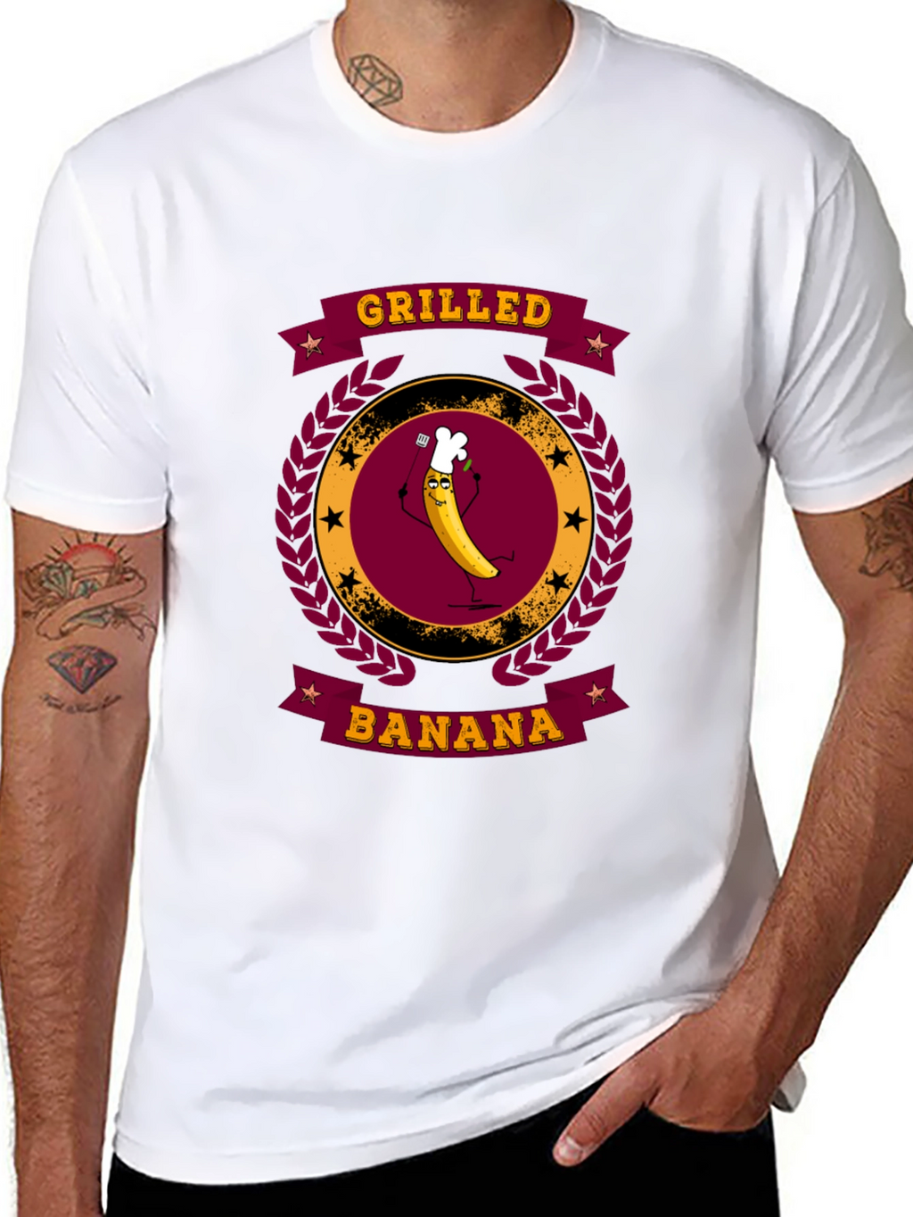Grilled Banana T-Shirt - Funny Foodie Tee