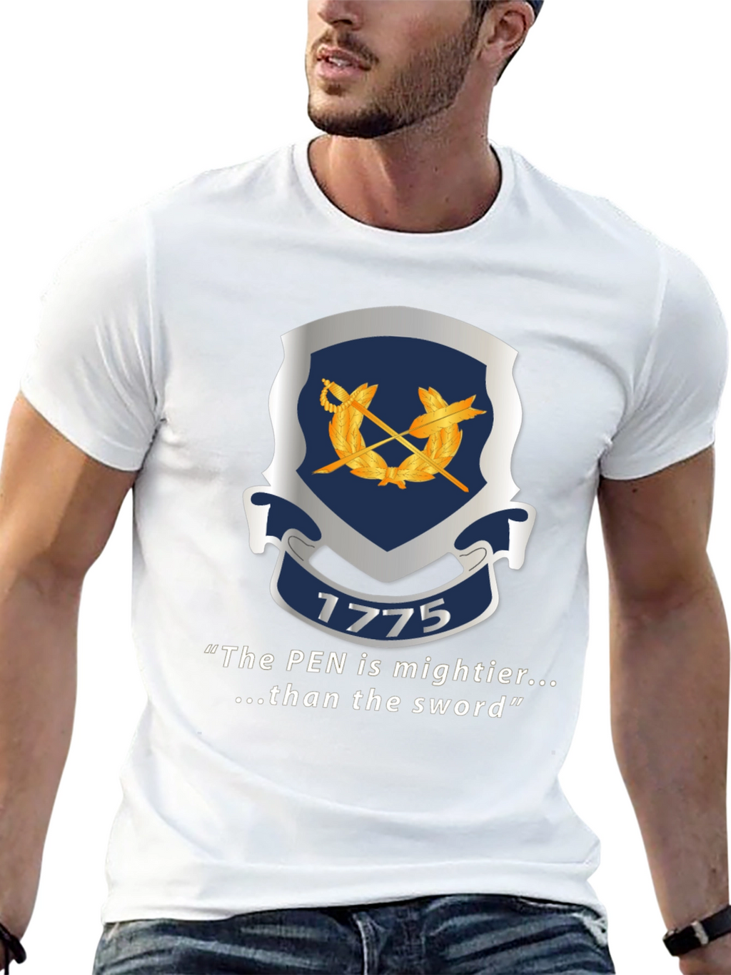 Patriotic 1775 Pen & Sword T-Shirt