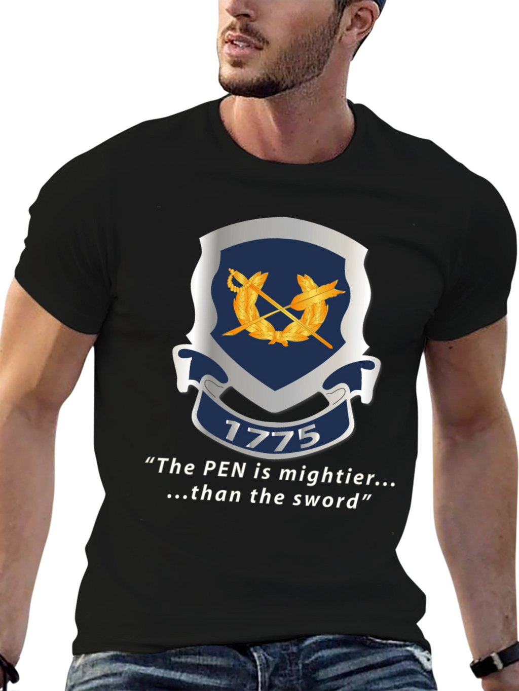 Patriotic 1775 Pen & Sword T-Shirt