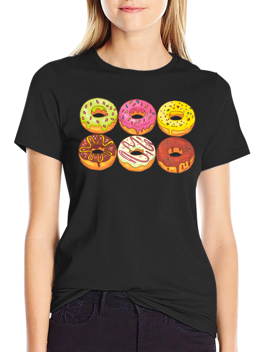 Donut Delight T-Shirt - Sweet Tooth Fashion