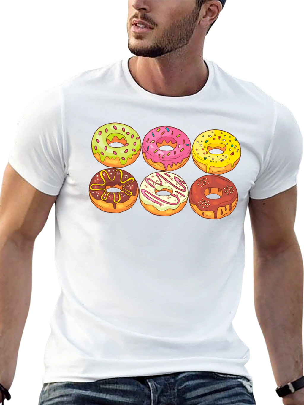 Donut Delight T-Shirt - Sweet Tooth Fashion