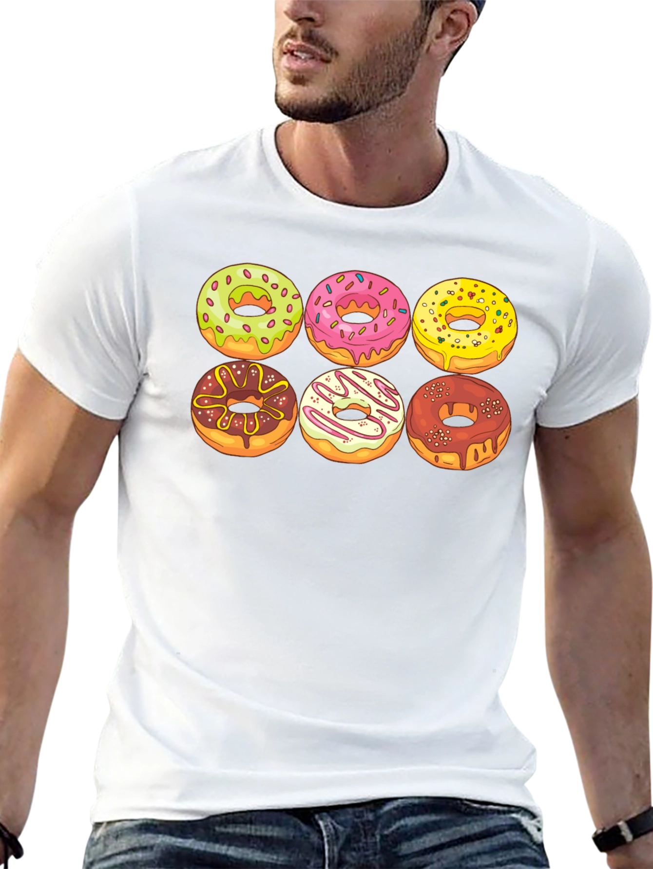 Donut Delight T-Shirt - Sweet Tooth Fashion