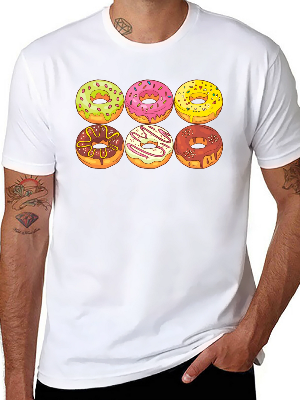Donut Delight T-Shirt - Sweet Tooth Fashion