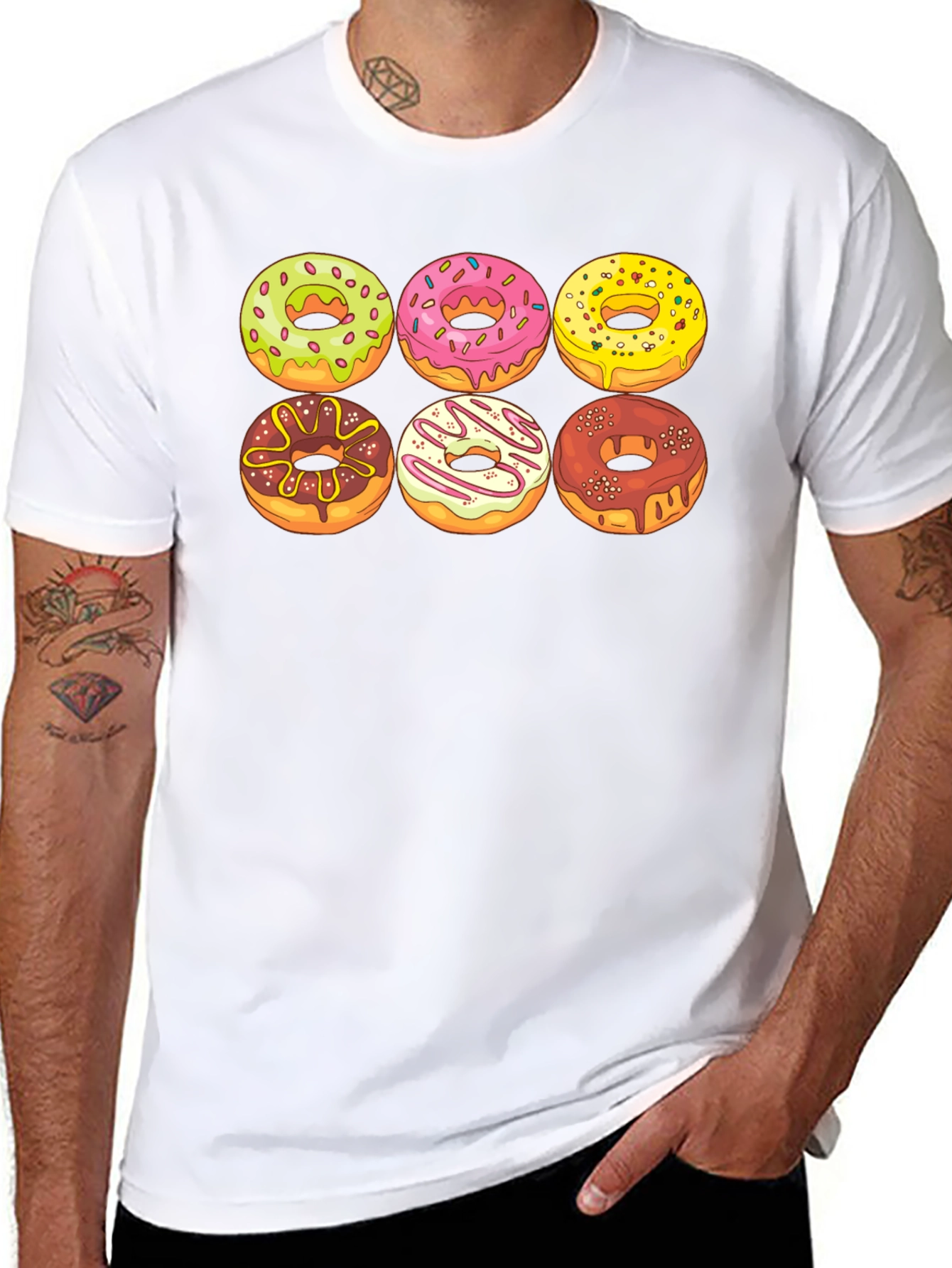Donut Delight T-Shirt - Sweet Tooth Fashion