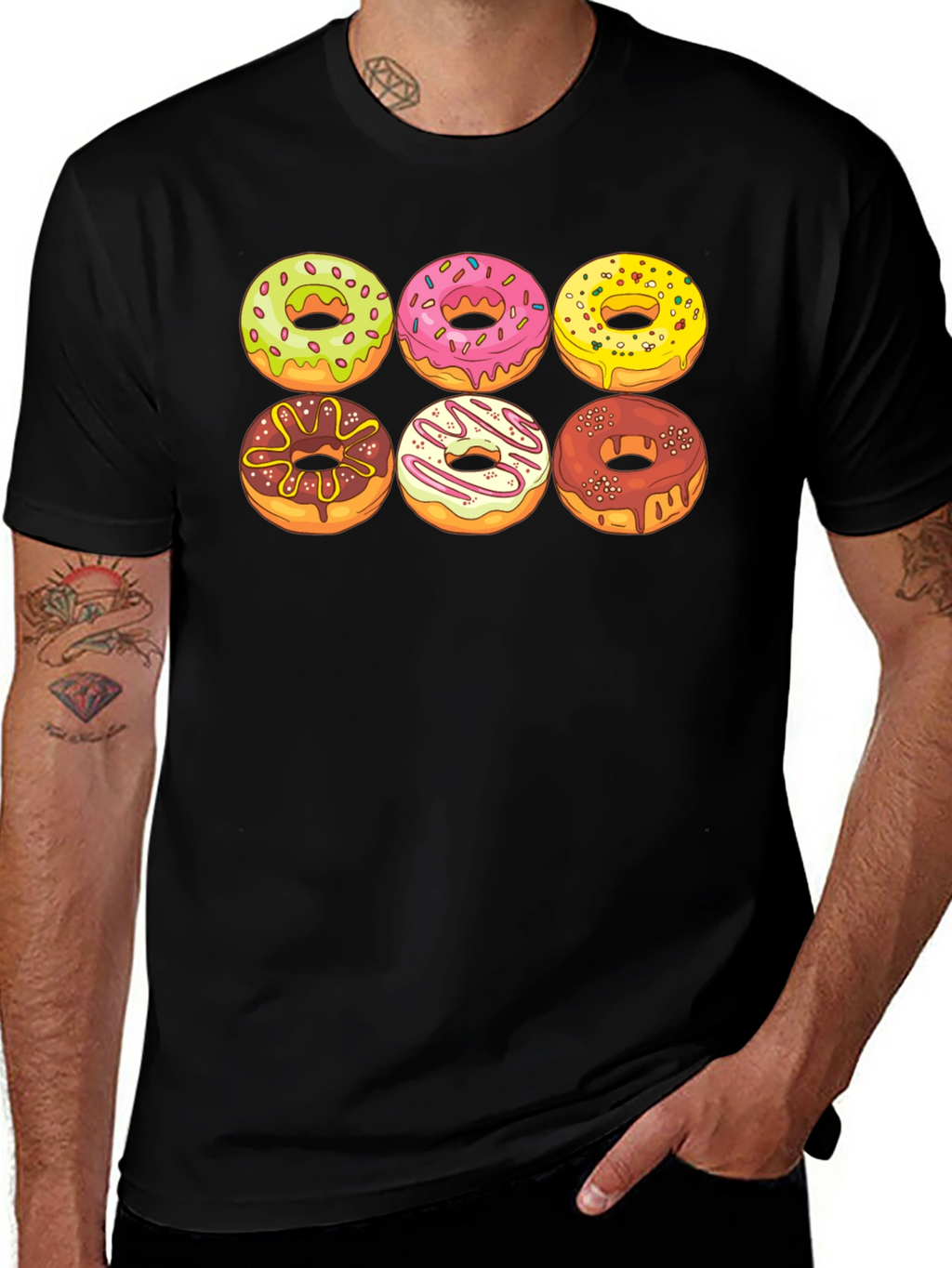 Donut Delight T-Shirt - Sweet Tooth Fashion