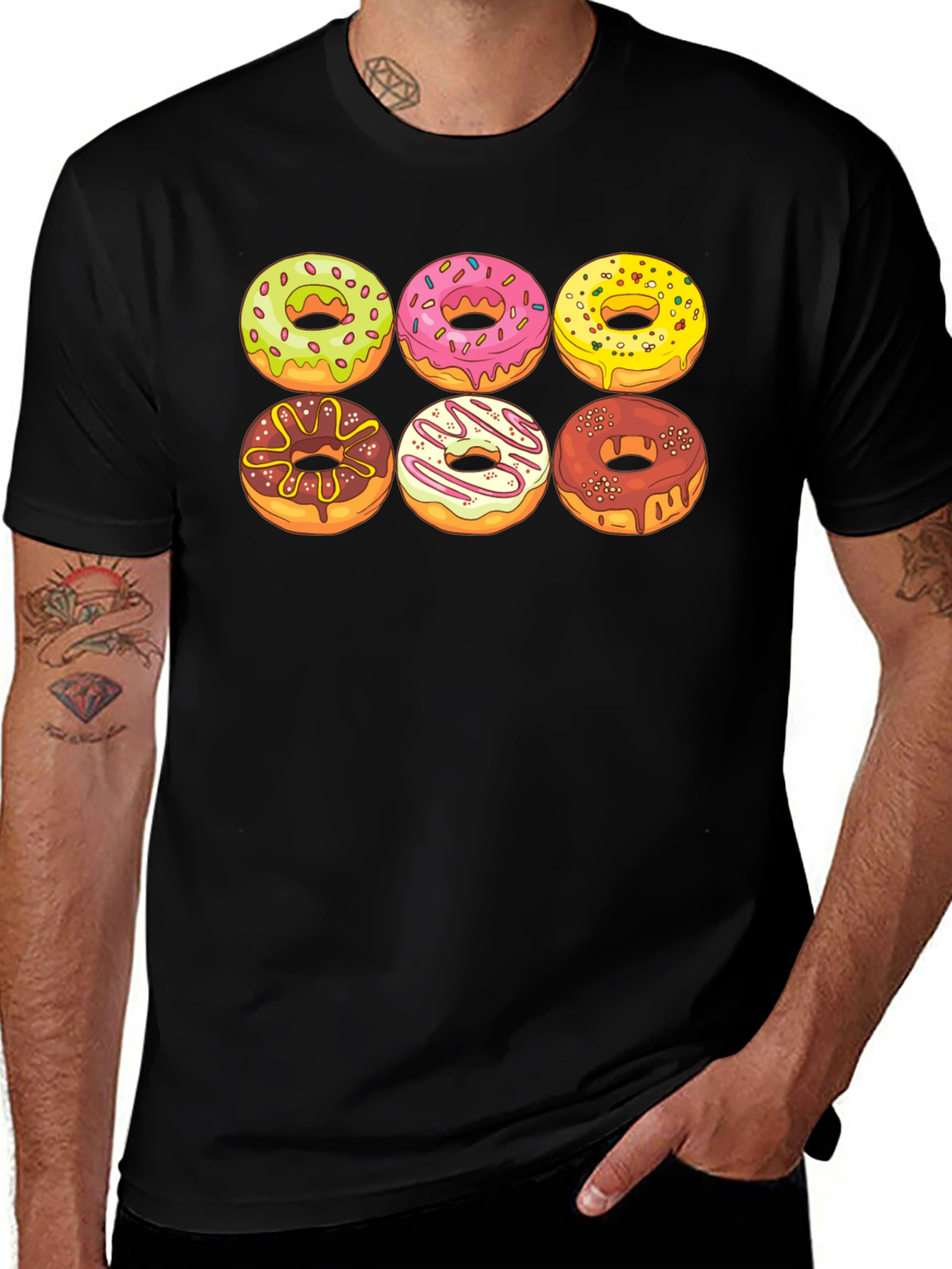 Donut Delight T-Shirt - Sweet Tooth Fashion