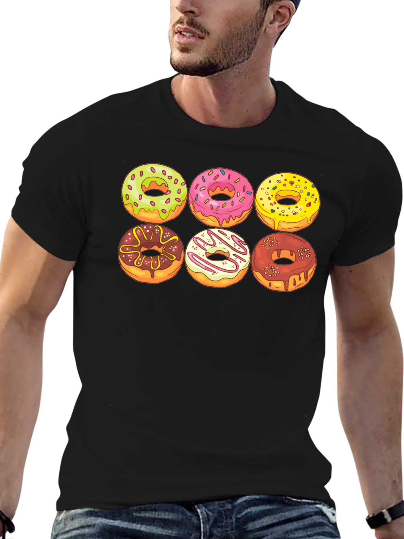 Donut Delight T-Shirt - Sweet Tooth Fashion