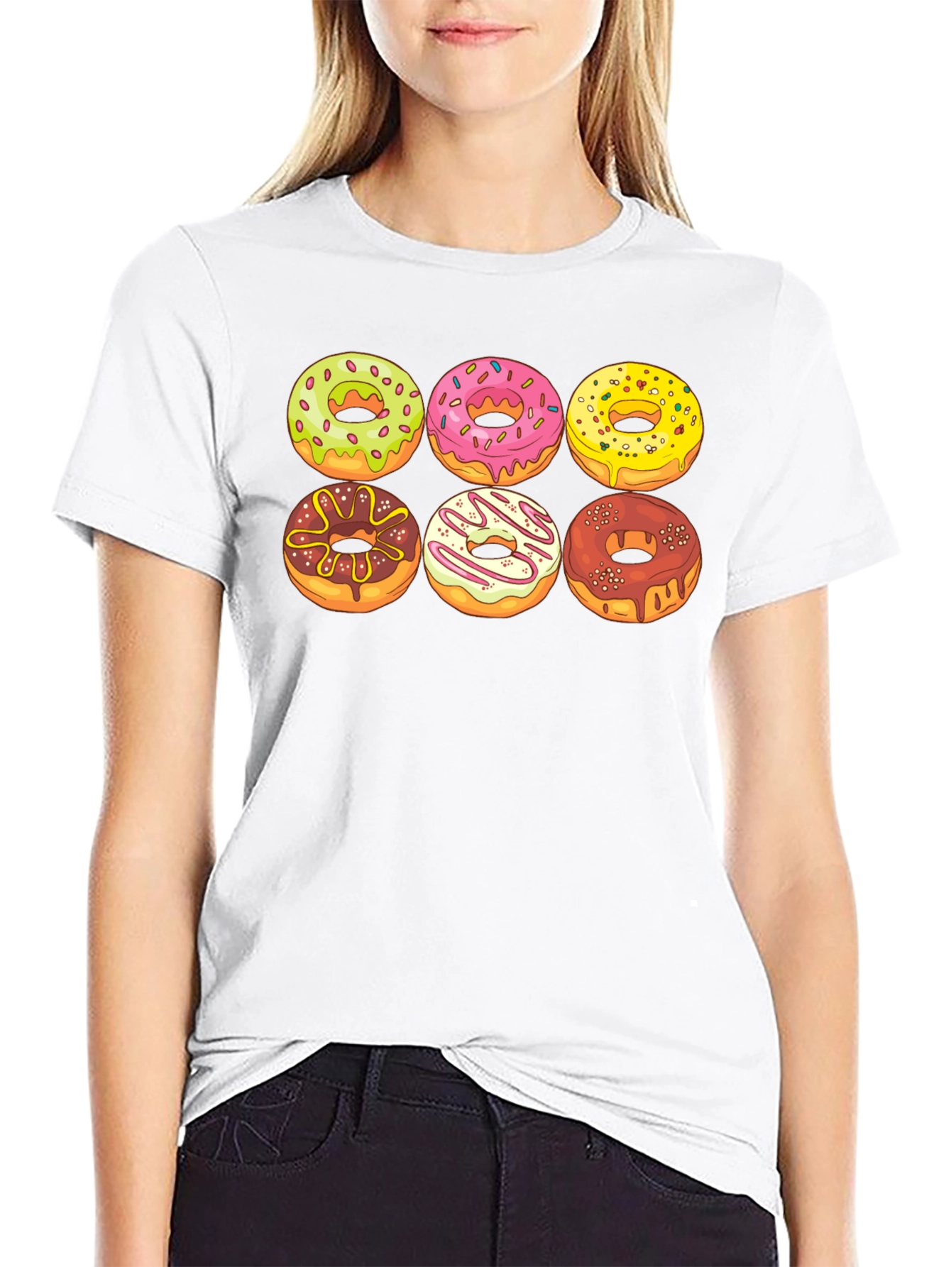 Donut Delight T-Shirt - Sweet Tooth Fashion