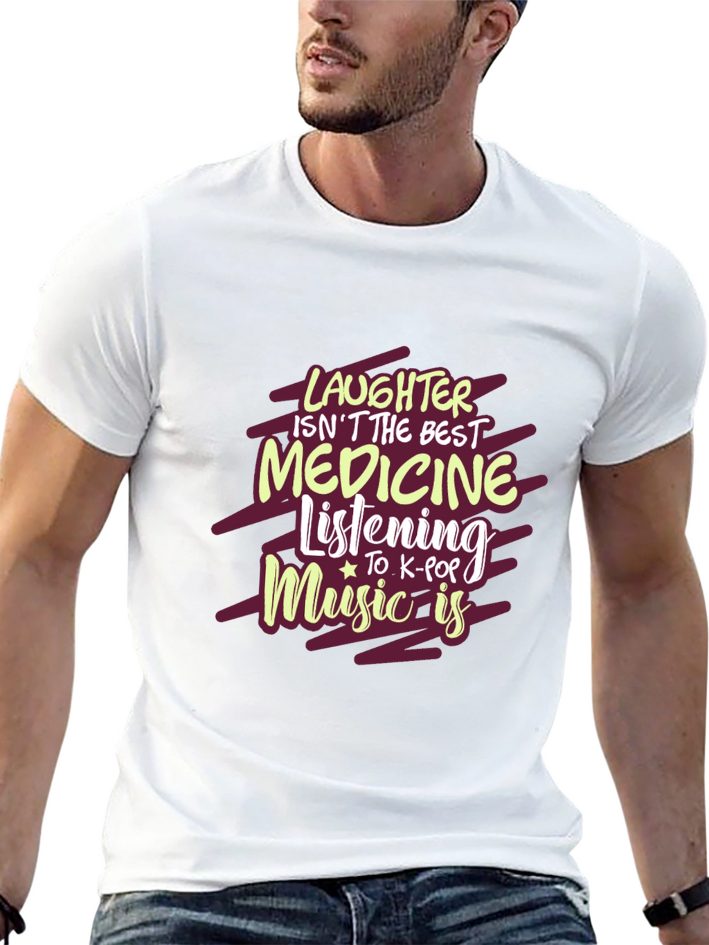 K-Pop Music is the Best Medicine Graphic T-Shirt