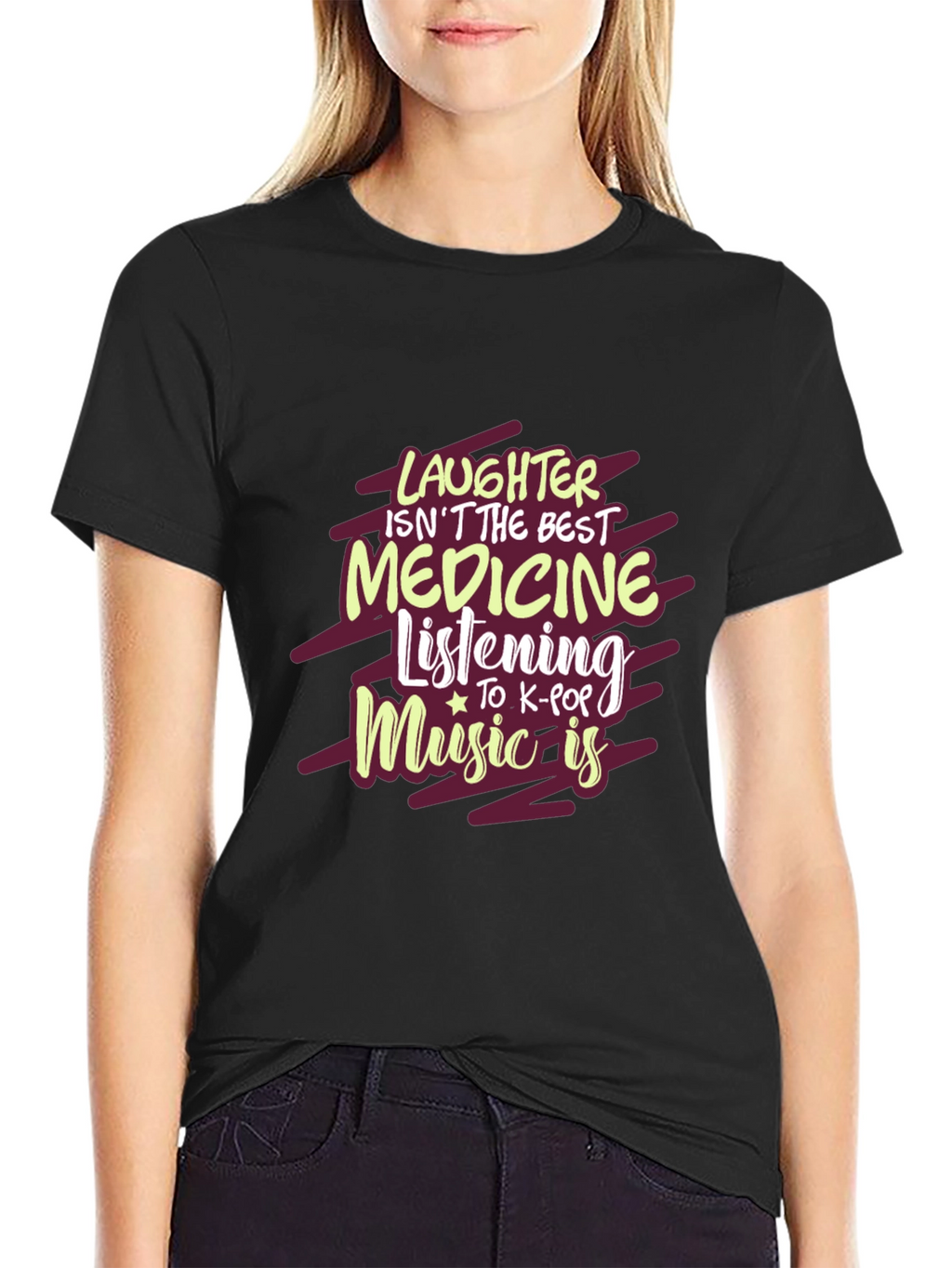K-Pop Music is the Best Medicine Graphic T-Shirt