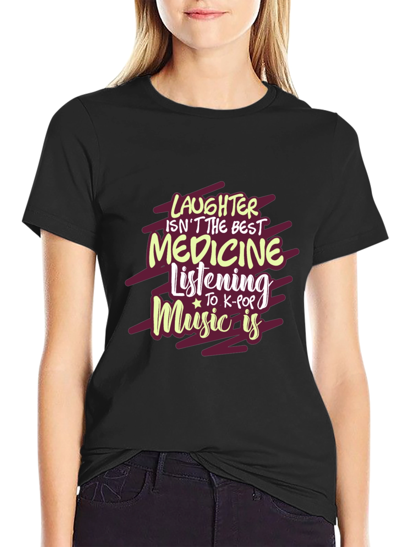 K-Pop Music is the Best Medicine Graphic T-Shirt