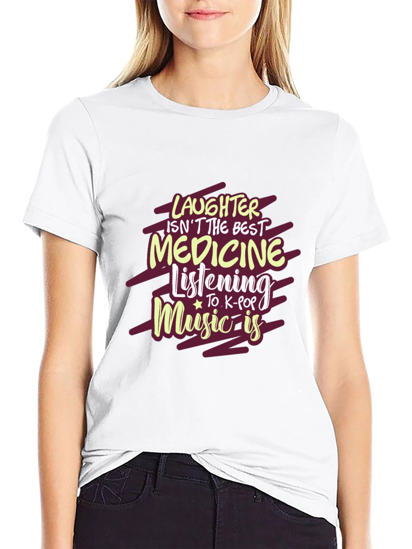 K-Pop Music is the Best Medicine Graphic T-Shirt