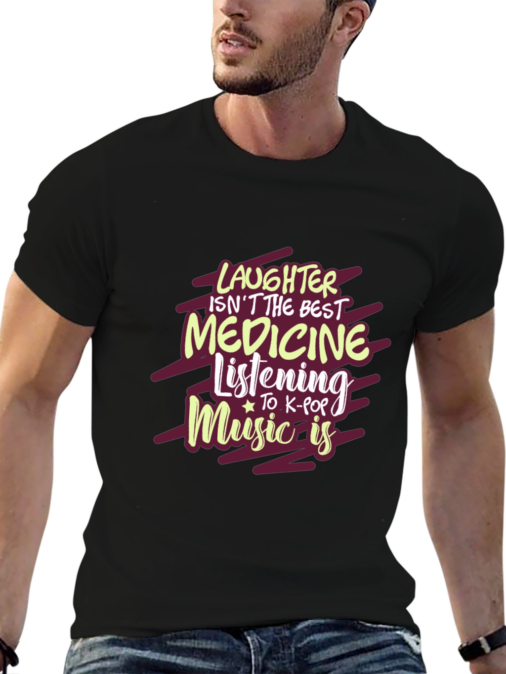 K-Pop Music is the Best Medicine Graphic T-Shirt