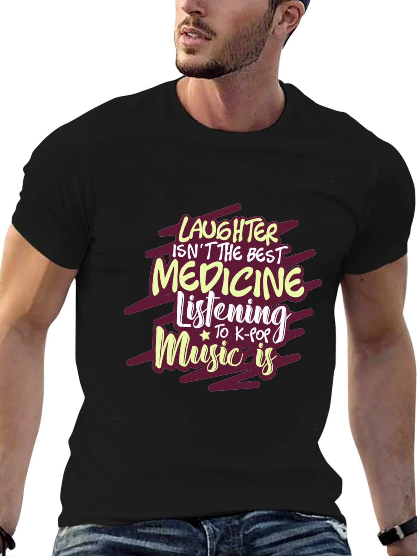 K-Pop Music is the Best Medicine Graphic T-Shirt