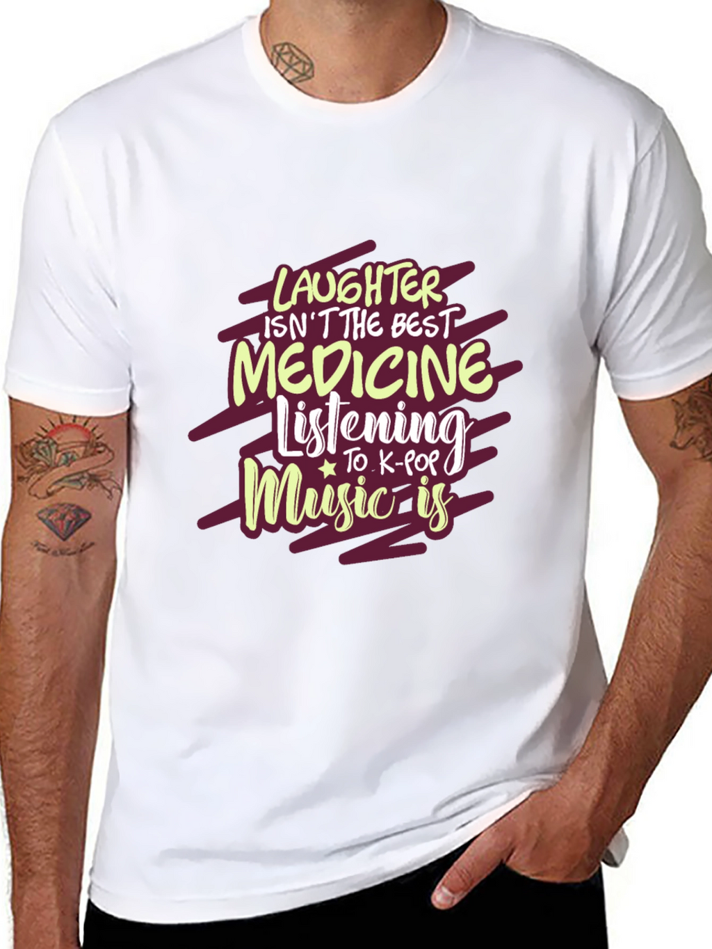 K-Pop Music is the Best Medicine Graphic T-Shirt