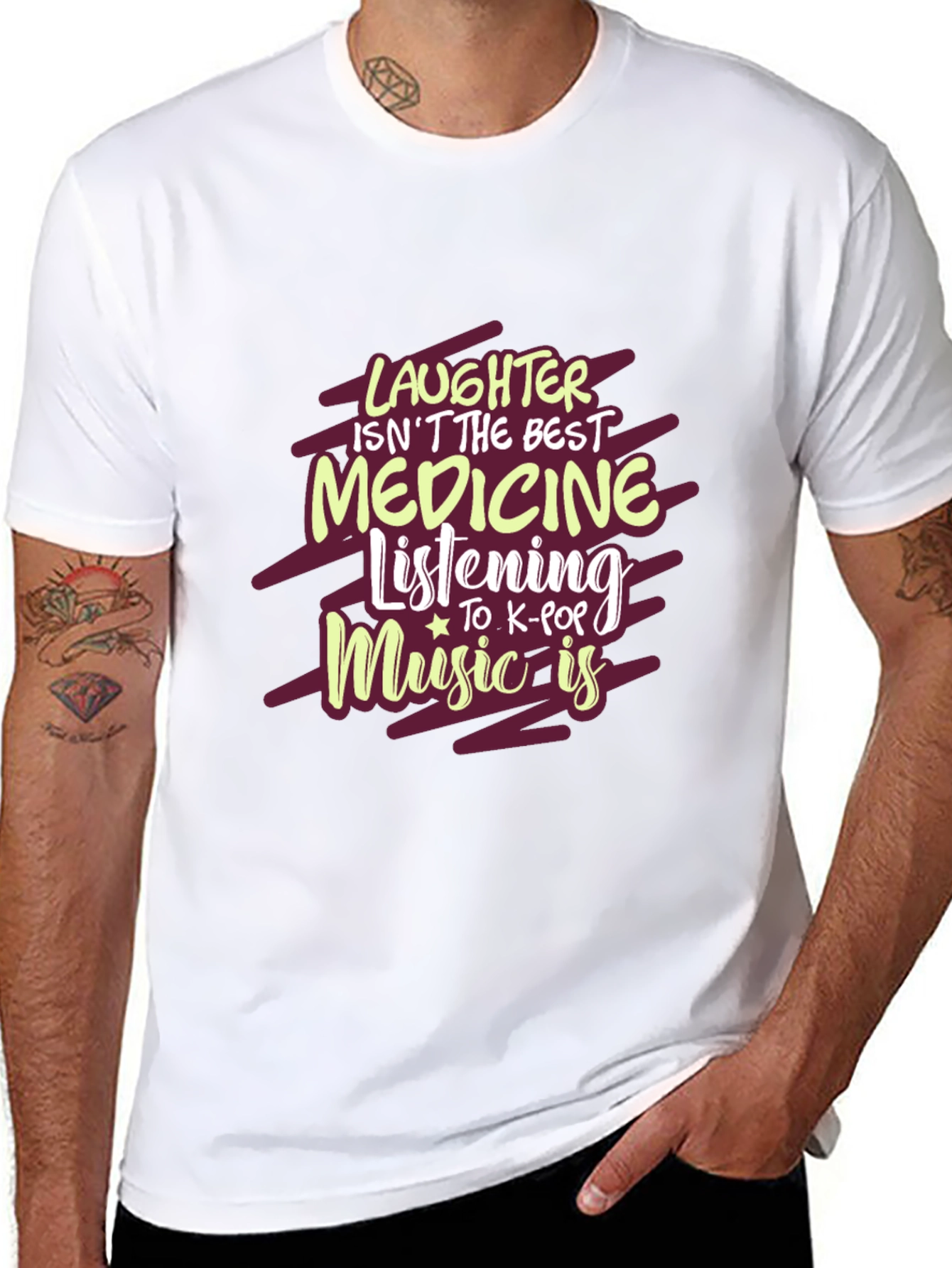 K-Pop Music is the Best Medicine Graphic T-Shirt