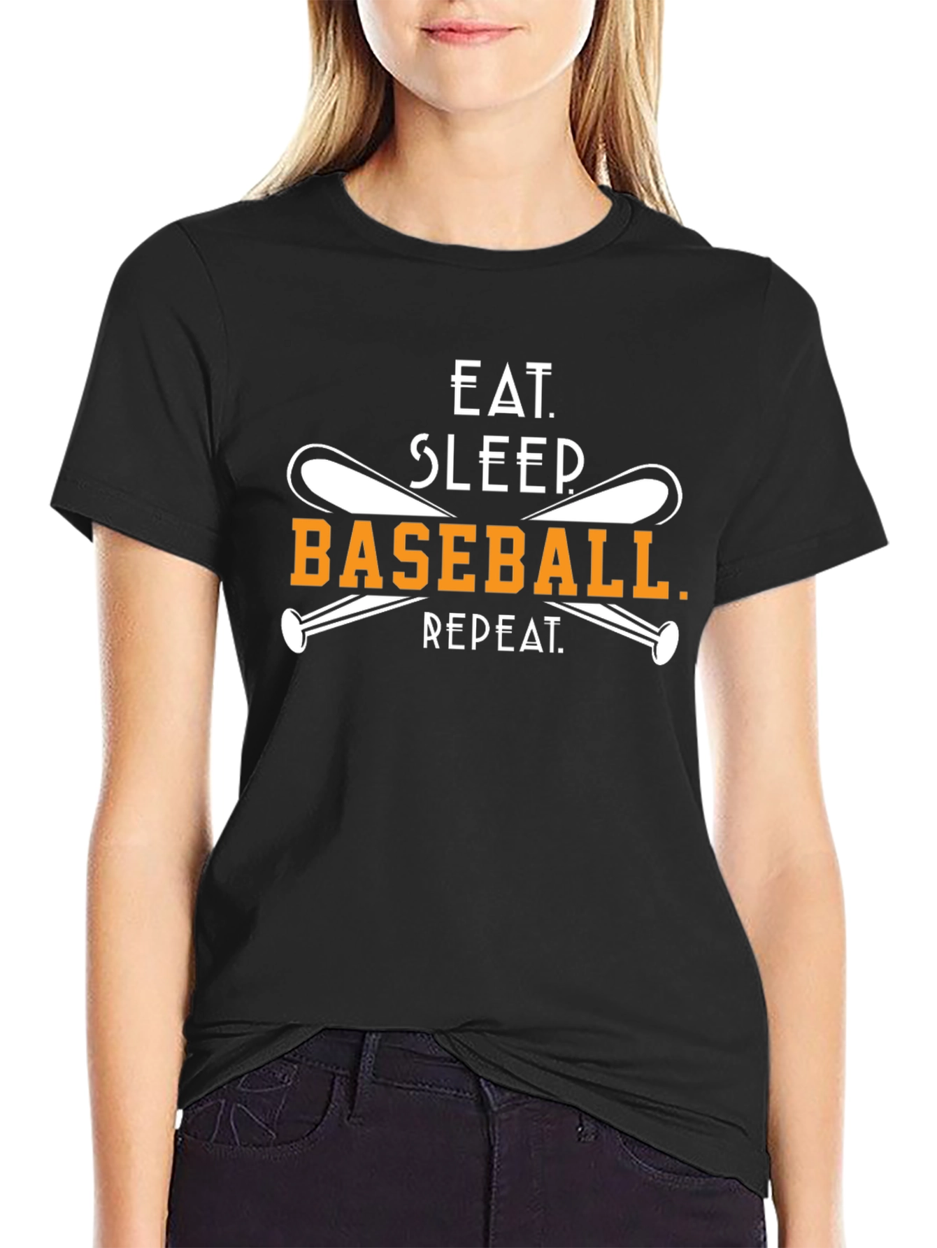 Eat Sleep Baseball Repeat T-Shirt
