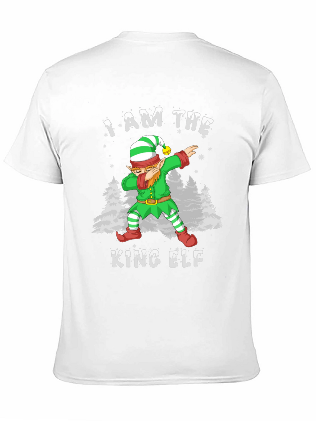 I Am The King Elf Dabbing Christmas T-Shirt