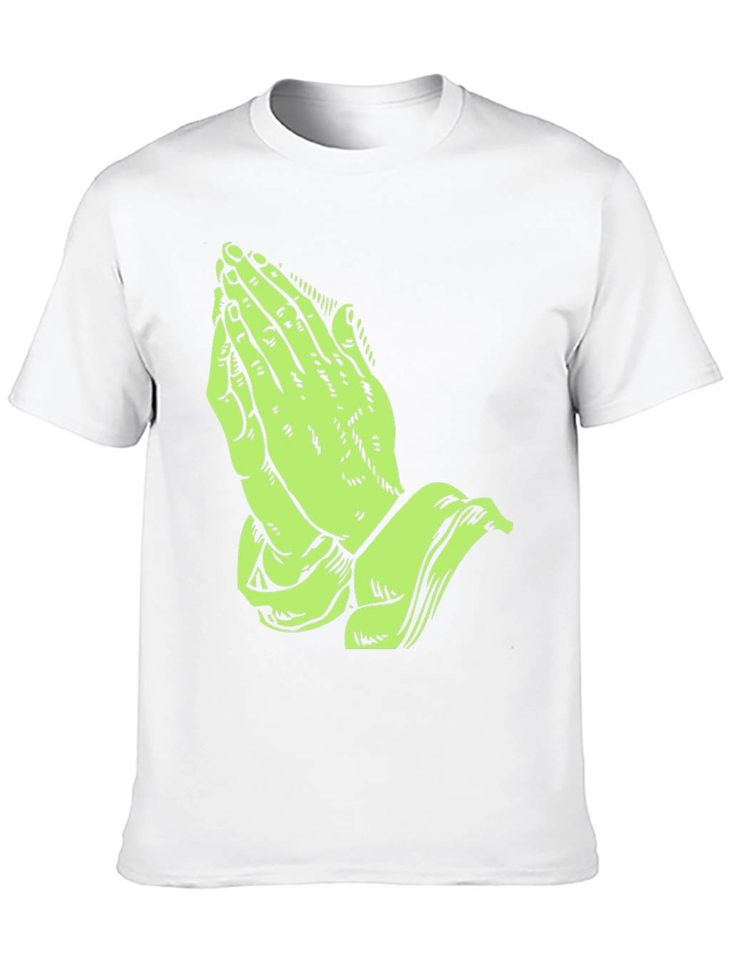 Praying Hands Graphic Print T-Shirt